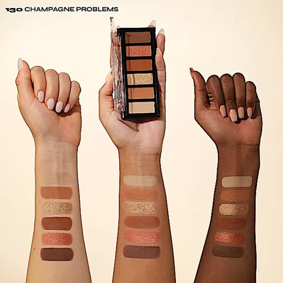 3/$10 Milani 130 Champagne Problems Gilded Mini Eyeshadow Palette - Picture 4 of 4